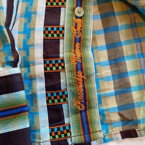 Men's Robert Graham Long Sleeve Button Down Dress Shirt - Picture 4 of 6